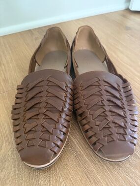 Nisolo | Shoes | Nisolo Leather Sandal Huarache Mens Brandy  display picture 3